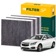 하이필터 쉐보레 활성탄 자동차 에어컨필터, 2개, 어메이징 뉴 크루즈 (J300 FL) HI-H008