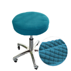 초이시스 프리미엄 고탄력 둥근 원형 의자 커버, 청록, 1개