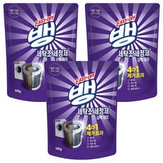 이지오프뱅 강력세정 세탁조 세정제, 3개, 500g