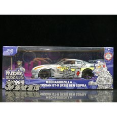 JADA 機械哥吉拉 1:24 合金車 2009年 Nissan GT-R R35 JD36285, 1個