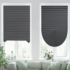 메가디자인 붙이는 블라인드 150cm 일반형 그레이 욕실 창문 블라인드