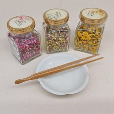 대나무 굴곡 화차 집게 다기 다도구, 1개, 연갈색, 집게1개