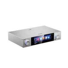 FiiO S15 Hi-Res 無損串流 DAC 播放器 旗艦級雙 DAC 組合 網路串流 區域網路播放, 銀色