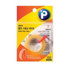프린텍테이프 골드 다용도 테이프 리필 GR 12 20 mm x 프린텍 투명, 본상품