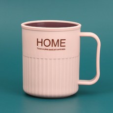 簡約家用漱口杯, 粉色, 1個