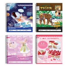 제이원잡화점 초등 알림장 넓은칸 초등학교알림장, 여_랜덤1개