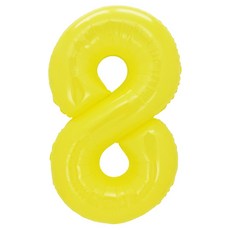 이벤트홀릭 초대형 숫자풍선 40인치 100cm, 1개, 옐로우 8