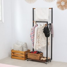 Tasteful 特斯屋 胡桃木色 實木衣帽架 台灣製【31451-BR】