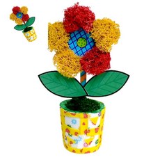 사땨 꽃 화분 스칸디아모스 만들기 봄꽃나무만들기 어린이화분만들기 스칸디아모스키트