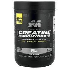 새해 건강을 선물하세요 MuscleTech 플래티넘 100% 크레아틴 일수화물 무맛 400g(14.11oz) 특별관리진행, MuscleTech플래티넘100크레아틴일수화물무맛400, 400g, 1개