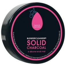 Beautyblender 原創美妝蛋專用竹炭清潔皂 帶超柔軟粉紅色矽膠墊 舒緩薰衣草香味, 14g, 1個