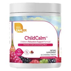 Zahler 孩童用鈣&維他命K配方咀嚼錠 Fruit Punch口味, 1瓶, 60顆