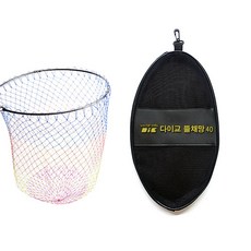 바다 민물 뜰망 뜰채망+후레임+보관집 세트 35 40 50 파이, NNS. 뜰채망 40cm + 보관집40