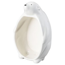 sun art 可愛動物碗 北極熊 M 1400ml, 1個, 白色