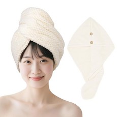 머리카락 수건 속건 헤어드라이 타월 수건 모자 이중 두꺼운 헤어 터번 흡수속건 머리에 감기 성인 어린이용 마이크로 화이버 경량 편리 목욕 상승 세련된 파인애플 그리드 폭, 1개, 상세페이지 참조