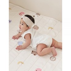 도노도노 인견 메쉬 아기 쿨매트건조기 가능 도트 프렌즈, 인견 모달패드(55x88), 화이트