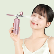 휴대용 나노 미스트기 고압 주입식 수분공급기 홈케어, 핑크