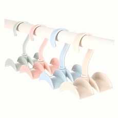 미니 가정용 가방걸이 소형 핸드백 클립 지퍼 고리 아이디어 걸이 내부 수납 소지품 제작, 핑크