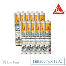 西卡 Sikasil 廚房衛浴專用密封膠 中性固化矽利康 300ml x 12入 半透明, 1個, 1箱(12入) 請選宅配