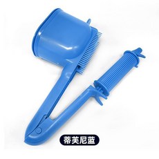 DR.TANGBOSS 半自動刷膏機 染髮塗抹工具 燙髮水塗抹器, 1個, 半自動刷膏機-蒂芙尼藍