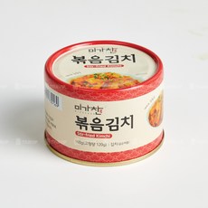 미가찬 캠핑용 해외여행용 캔김치 볶음김치, 160g, 1개