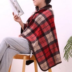 무릎 이불 체크무늬 어깨 겨울 똑딱이 담요 가을 망토담요
