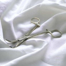 타월 고정용 클램프 포셉 9.5cm (6-175) Towel Forceps 핀셋포셉 정밀핀셋 상처드레싱 의료용가위집게, 6177, 기본, 1개
