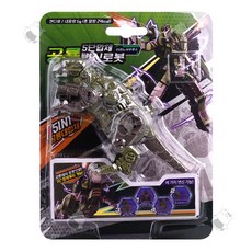 공룡 5단 합체 변신 로봇 5종택1 캔디가 들어있어요, 1개, 6g, 초록