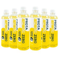 이롬 프로타 프로틴워터 고함량 단백질 필수아미노산 함유 레몬에이드, 6개, 500ml