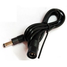 佑齊企業 iCmore DC頭 5.5*2.5mm 公轉母 電源延長線 18AWG 轉接線, 1個, 1.5M (1.5米) 長