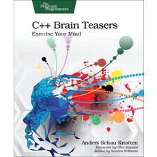 (영문도서) C++ Brain Teasers: Exercise Your Mind Paperback, Pragmatic Bookshelf, English, 9798888650516