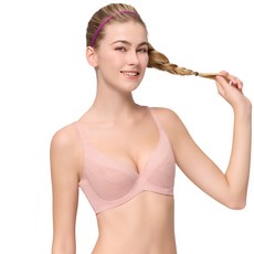 SWEAR 思薇爾 K.K.Fit系列 C-F罩 軟鋼圈 涼感 舒適 包覆 運動 女內衣 (茶玫粉)