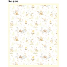 신생아 여름용 얇은 담요 아기이불 신생아이불 아기침대이불 유아이불, 1개, 야야 음악회 2중 부드러운 항균 120x150