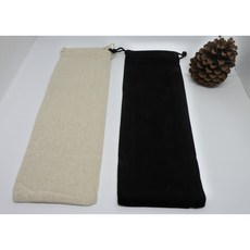 環保吸管袋 餐具袋 環保袋 環保筷袋 絨布袋 棉布袋-輕巧便攜，多款可選, 1個, 亞麻棉布袋