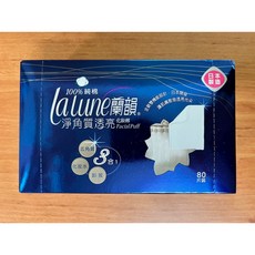 蘭韻 日本製造 淨角質透亮化妝棉 80片 - 去角質 化妝水 缷妝 三合一, 1個
