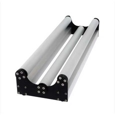 받침대 벽지 재단 필름 시트지 롤러 패브릭 원단 풀러, 1개, 휴대용 20CM 스테인리스 2개