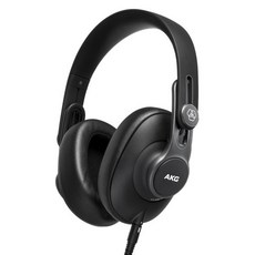 AKG 密閉式可折疊大耳罩監聽耳機, K361, BLACK