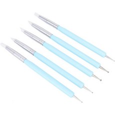 WBTY 프라모델 아트 나이프 5피스 클레이 조각가 도구 세트 실리콘 헤드 조각 셰이퍼 액세서리 Q1695784, 1개