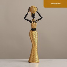 ibaribari 거실 현관 아프리카 인테리어 트레이 장식용 수납 오브제 보관함 소품 집들이 선물, BYX8638-금색 A모델