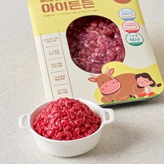 우리는정육가든 1++ 한우 이유식 소고기 다짐육 초기 중기 미세다짐 (냉장), 200g, 1개