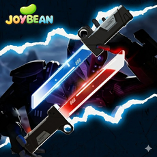 조이빈 LED 듀얼 블레이드 양날 광선검, 블루+레드, 1개