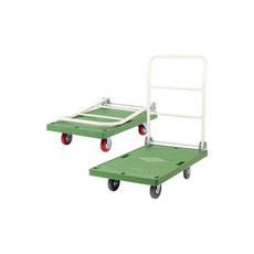 택배 짐옮기기 L카 구루마 대차 녹색 특대형 무소음 600x900mm 짐수래 쇼핑손수레, 1개