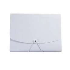 A4 아코디언 파일 13칸 파일철, 화이트, 1개