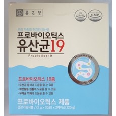 프로바이오틱스 유산균19 KS, 1개, 1정