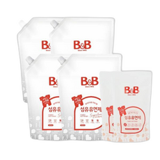 증정 유아 섬유유연제 베르가못 리필, 1개, 4개입, 1.5L