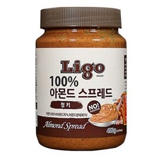 리고 아몬드 스프레드 청키, 453g, 1개
