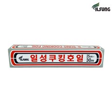 일성 알루미늄 은박 일회용 쿠킹호일 25cm X 30m, 5개