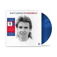 (수입 LP) Davy Jones Incredible! 180gm Blue Vinyl [New Vinyl LP] Blue Colored Vinyl