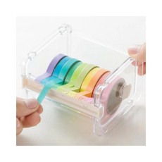 테이프 디스펜서 마스킹테이프 커터기 마테, 노랑 DC001954