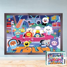 모두의취미 트루즈 그래피티 500피스 캐릭터 직소퍼즐, 1개, 액자세트(우드월넛)
